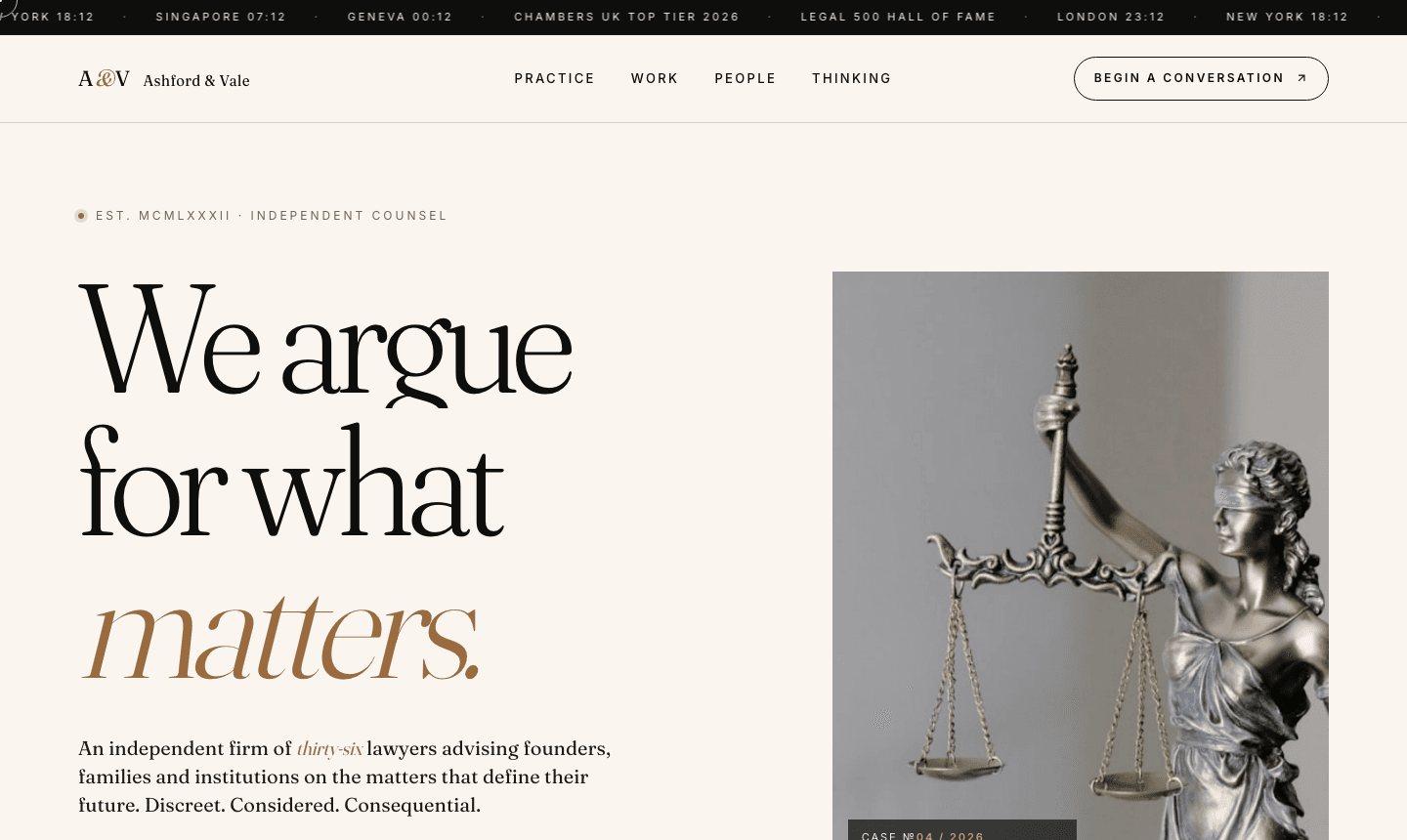 Ashford & Vale / Legal & advisory