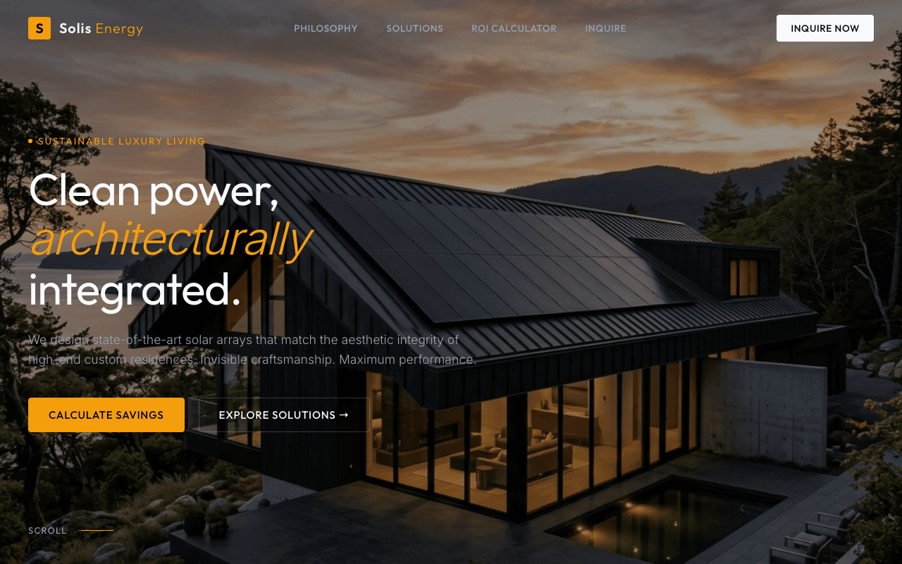 Solis Energy / Solar & sustainable energy