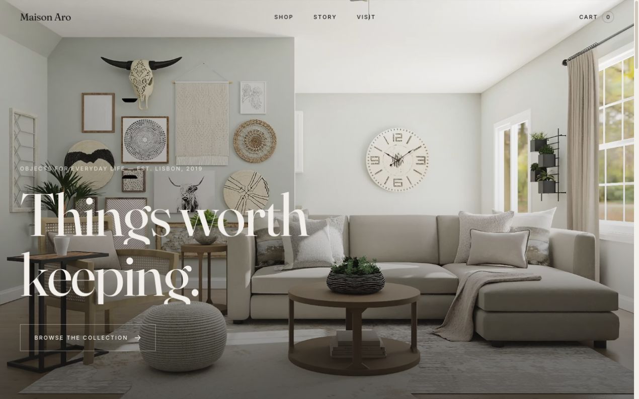 Maison Aro template preview