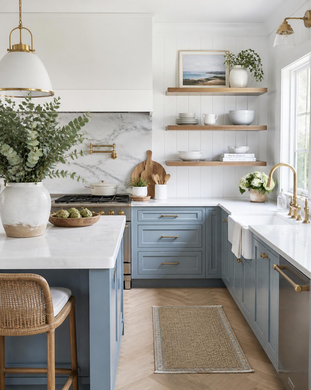 Coastal blue shaker