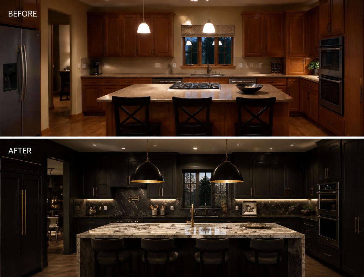 A brighter family kitchen